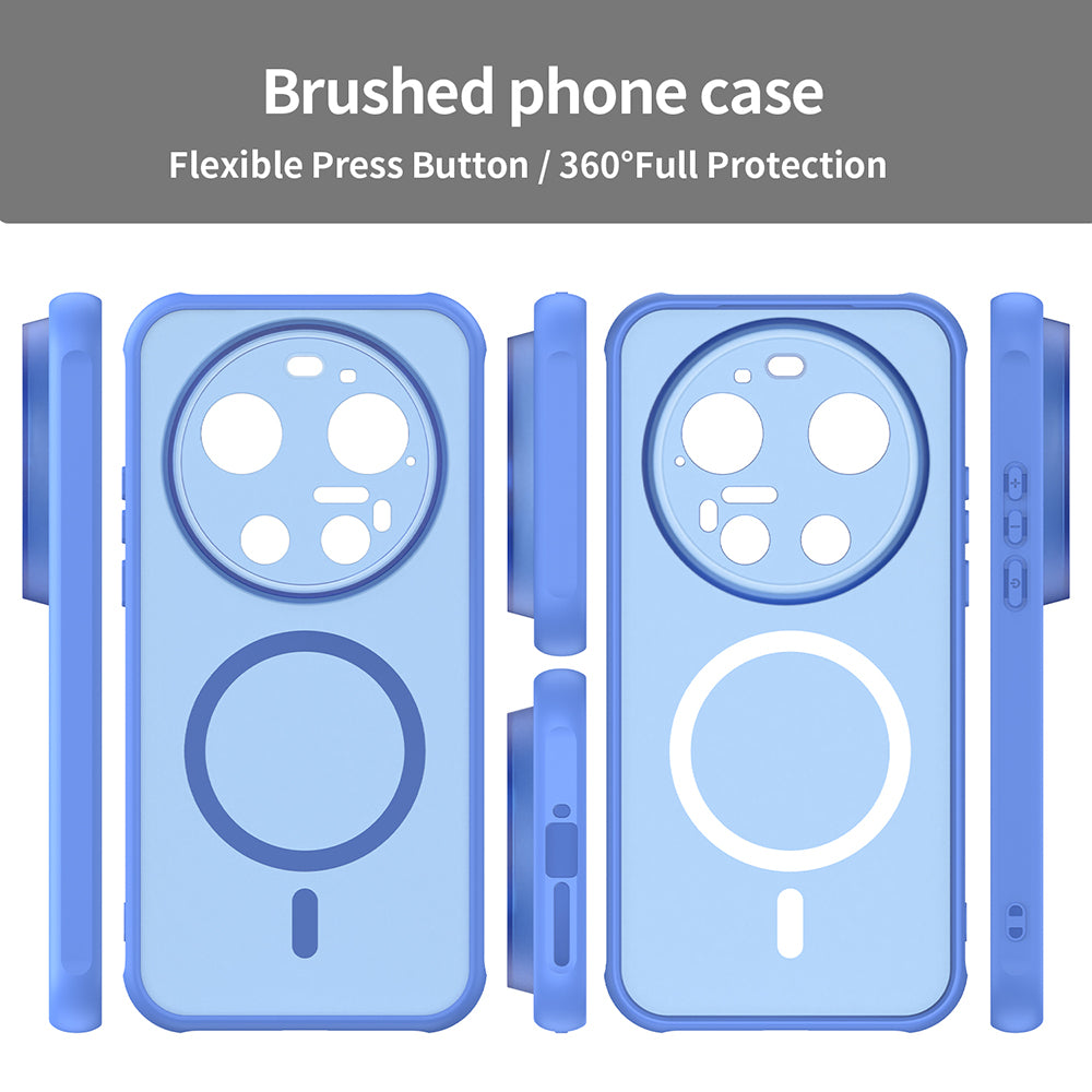 Coque MagSafe pour Xiaomi 17 Ultra, Techsuit, HaloFrost II, Bleue