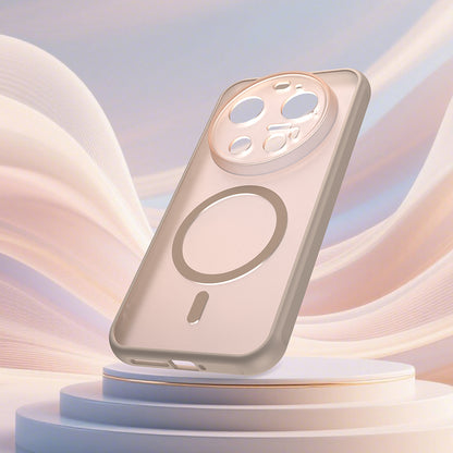 MagSafe Case for Xiaomi 17 Ultra, Techsuit, HaloFrost II, Gold