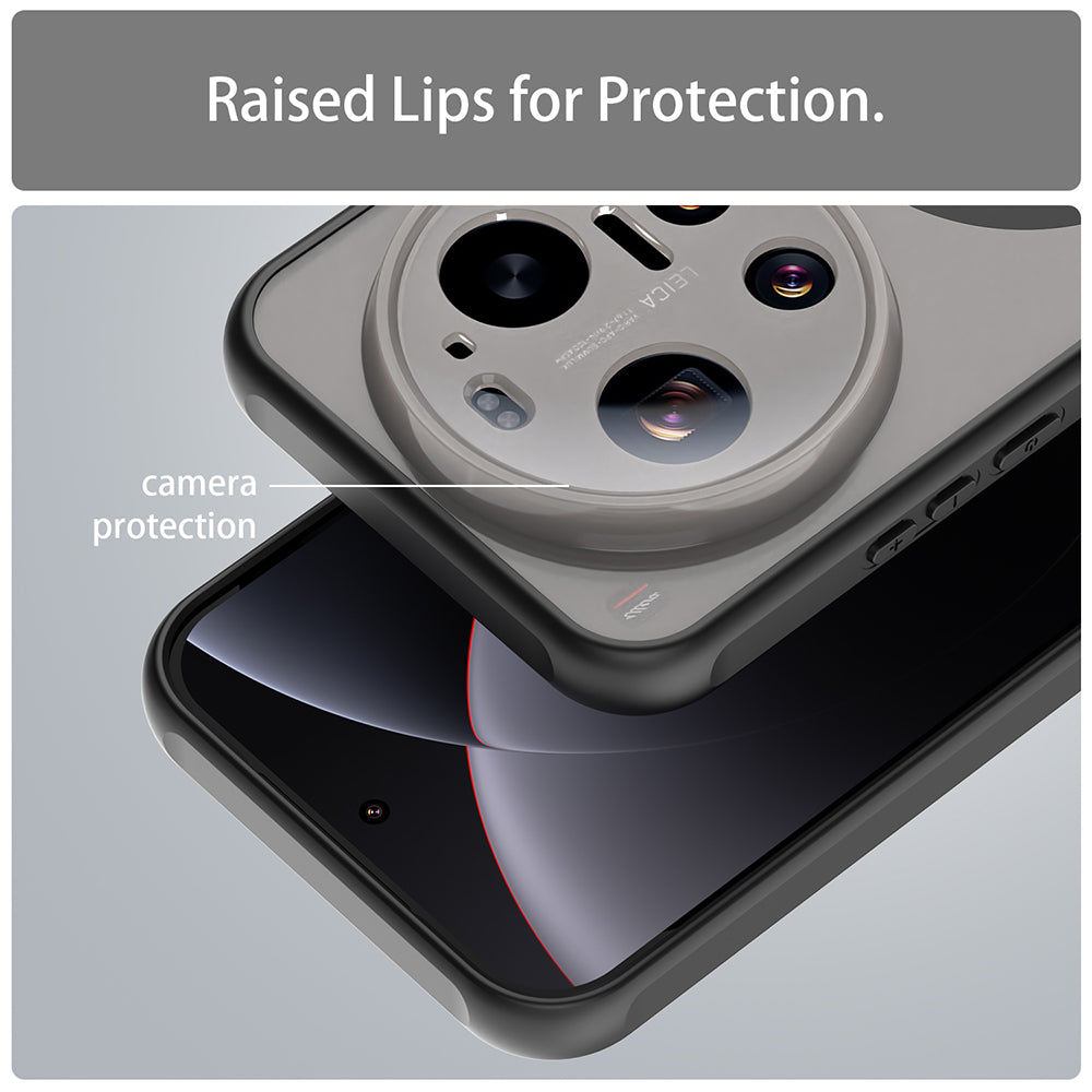 Housse MagSafe pour Xiaomi 17 Ultra, Techsuit, HaloFrost II, Noire