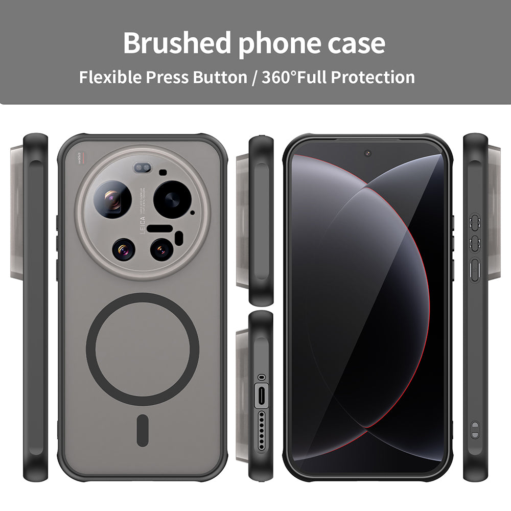 Housse MagSafe pour Xiaomi 17 Ultra, Techsuit, HaloFrost II, Noire