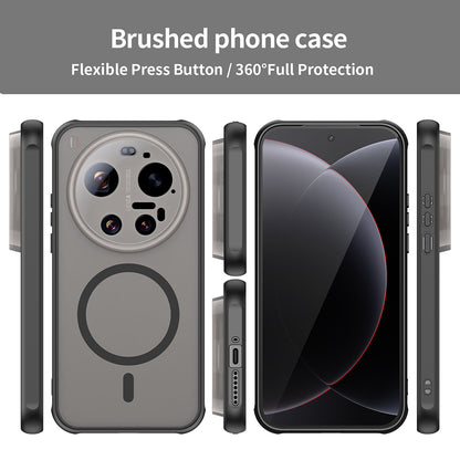 Housse MagSafe pour Xiaomi 17 Ultra, Techsuit, HaloFrost II, Noire