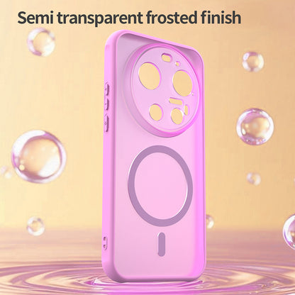 Coque MagSafe pour Xiaomi 17 Ultra, Techsuit, HaloFrost II, Rose