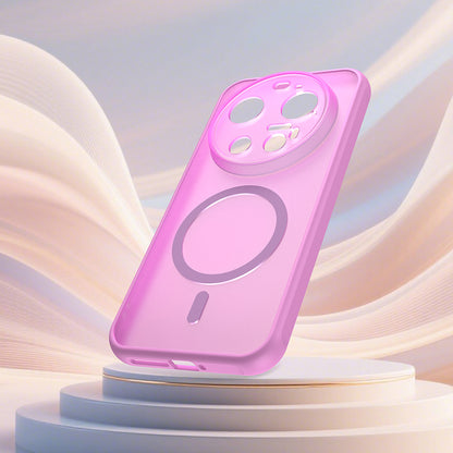 Coque MagSafe pour Xiaomi 17 Ultra, Techsuit, HaloFrost II, Rose