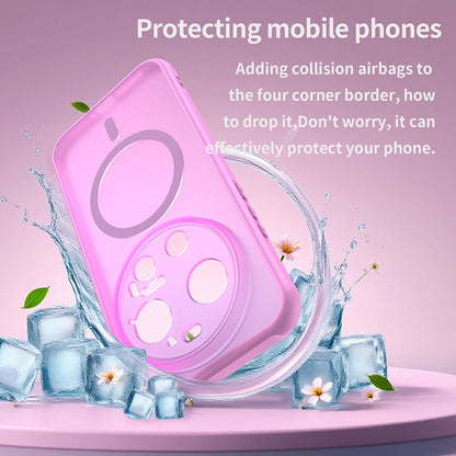Coque MagSafe pour Xiaomi 17 Ultra, Techsuit, HaloFrost II, Rose