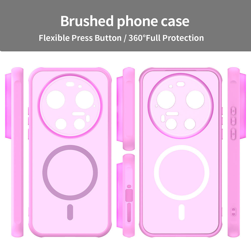 Coque MagSafe pour Xiaomi 17 Ultra, Techsuit, HaloFrost II, Rose