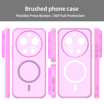 Coque MagSafe pour Xiaomi 17 Ultra, Techsuit, HaloFrost II, Rose