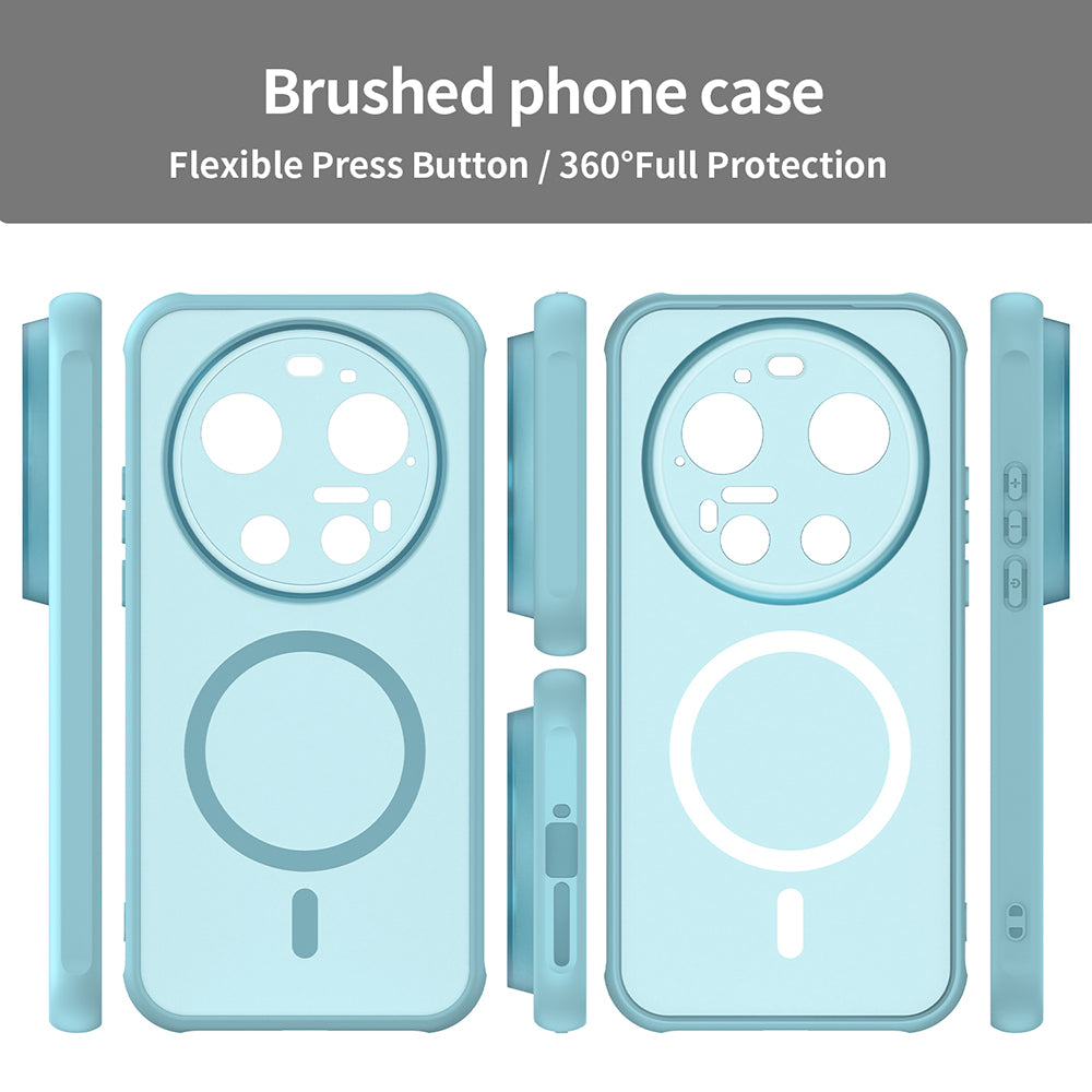 MagSafe Case for Xiaomi 17 Ultra, Techsuit, HaloFrost II, Light Green