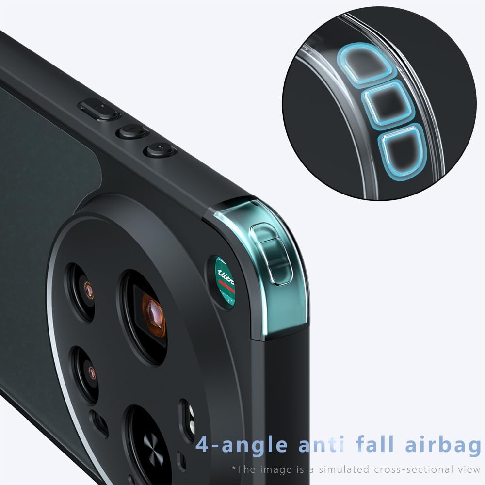 MagSafe Case for Xiaomi 17 Ultra, Techsuit, PureFrost, Satin Black