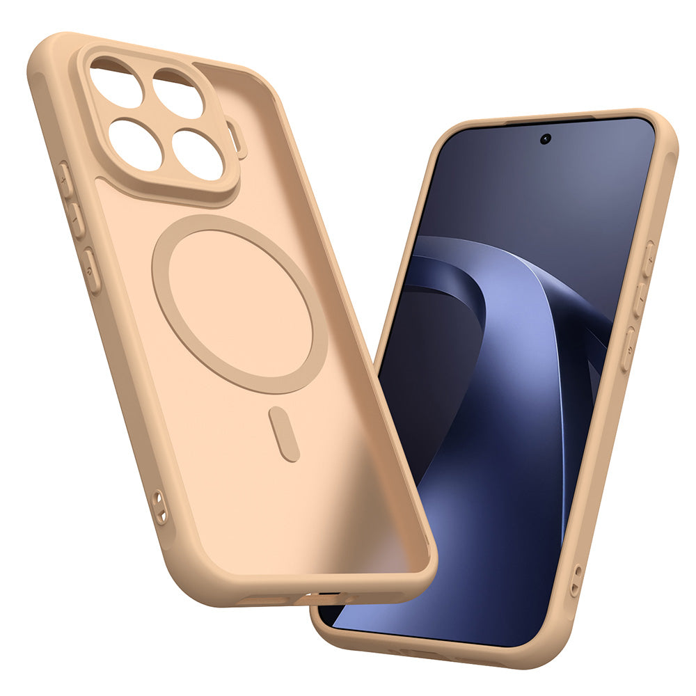 Coque MagSafe pour Xiaomi 17T Pro, Techsuit, HaloFrost II, Dorée