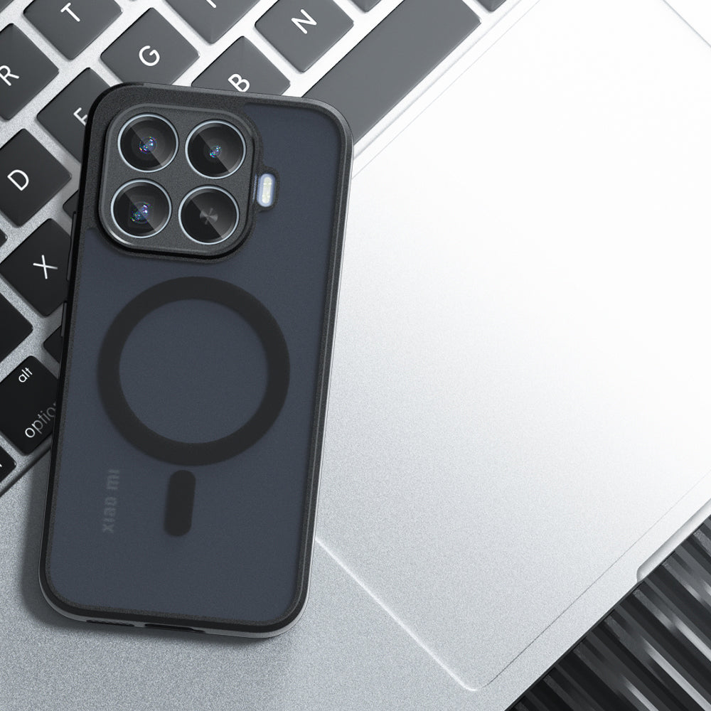 Coque MagSafe pour Xiaomi 17T Pro, Techsuit, PureFrost, Noir Satiné