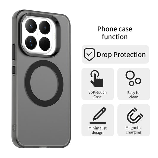 Coque MagSafe pour Xiaomi 17T, Techsuit, CandyCase, Noire