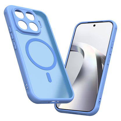 Coque MagSafe pour Xiaomi 17T, Techsuit, HaloFrost II, Bleue