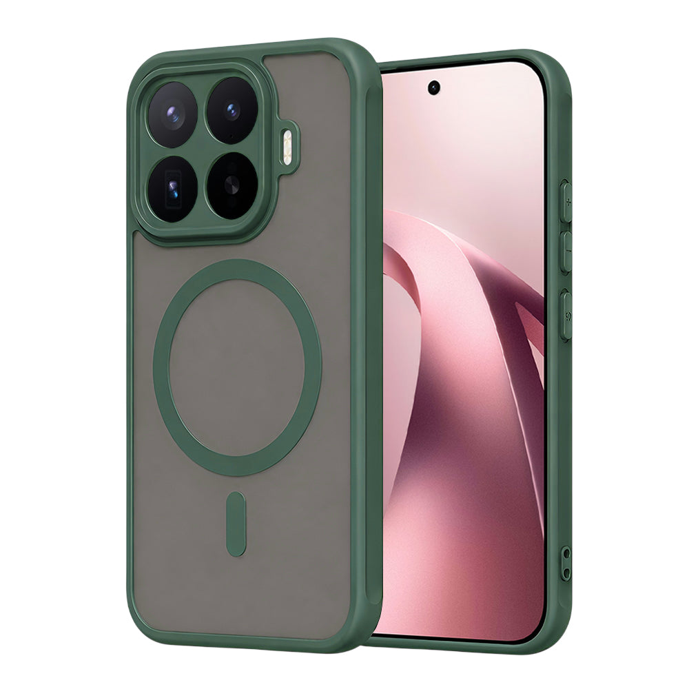 Coque MagSafe pour Xiaomi 17T, Techsuit, HaloFrost II, Vert