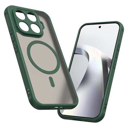 Coque MagSafe pour Xiaomi 17T, Techsuit, HaloFrost II, Vert