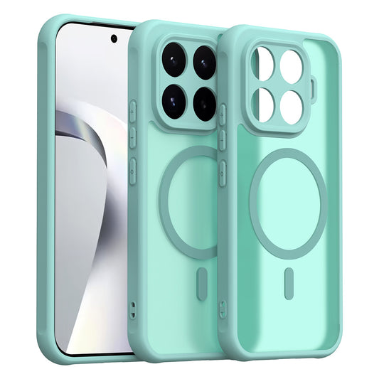 Coque MagSafe pour Xiaomi 17T, Techsuit, HaloFrost II, Vert Clair