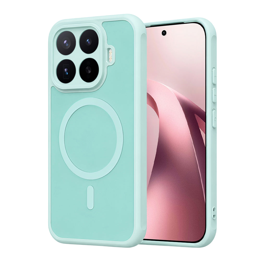 MagSafe Case for Xiaomi 17T, Techsuit, HaloFrost II, Light Green
