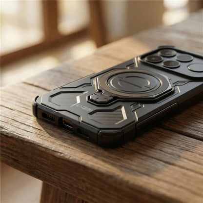 Étui MagSafe pour Xiaomi Poco F8 Ultra, Tech-Protect, TacticStand, Noir Mat