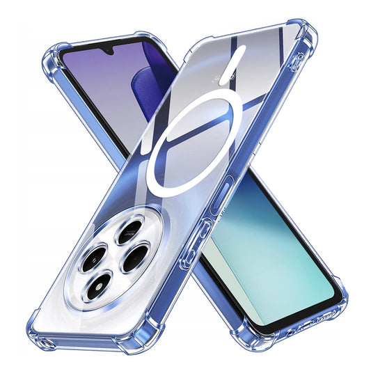 Coque MagSafe pour Xiaomi Poco C75 / Redmi 14C, Techsuit, Antichoc, Transparente