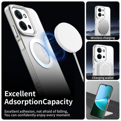Coque MagSafe pour Xiaomi Poco C85 4G / Redmi 15C 5G / 15C 4G, Techsuit, CandyCase, Blanche