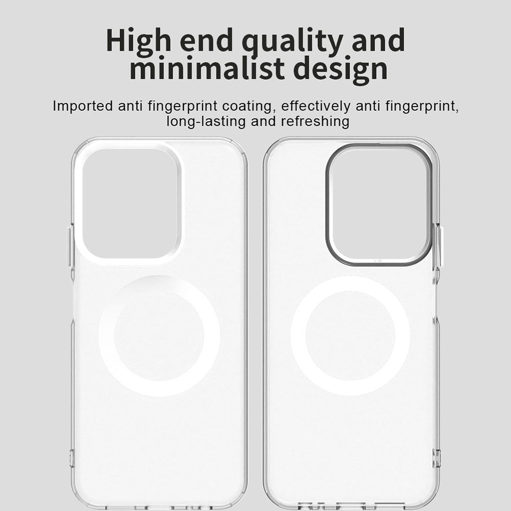 Coque MagSafe pour Xiaomi Poco C85 4G / Redmi 15C 5G / 15C 4G, Techsuit, CandyCase, Blanche