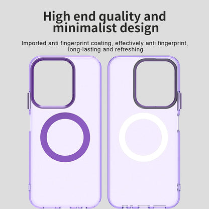 Coque MagSafe pour Xiaomi Poco C85 4G / Redmi 15C 5G / 15C 4G, Techsuit, CandyCase, Violet