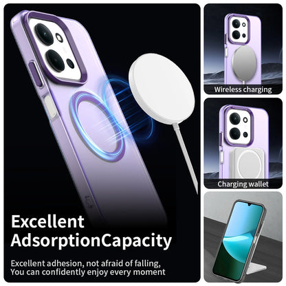 Coque MagSafe pour Xiaomi Poco C85 4G / Redmi 15C 5G / 15C 4G, Techsuit, CandyCase, Violet