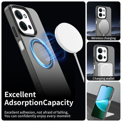 Coque MagSafe pour Xiaomi Poco C85 4G / Redmi 15C 5G / 15C 4G, Techsuit, CandyCase, Noire