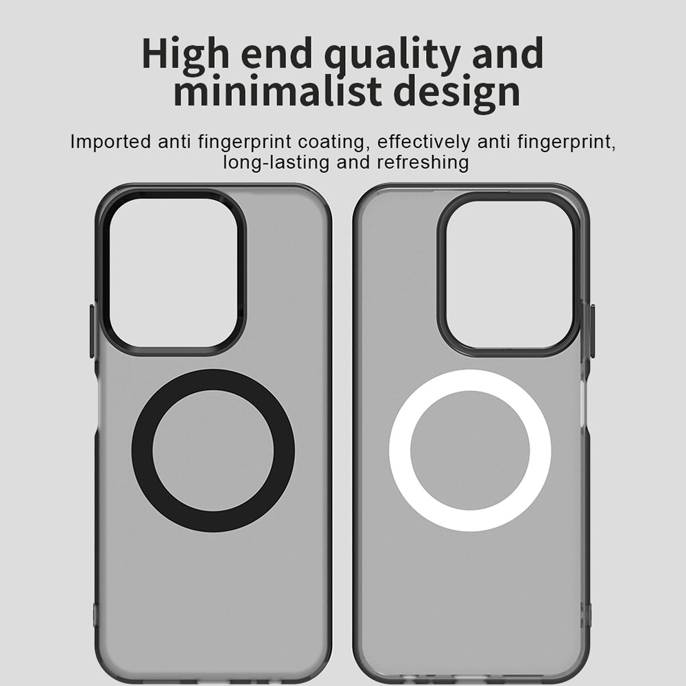 Coque MagSafe pour Xiaomi Poco C85 4G / Redmi 15C 5G / 15C 4G, Techsuit, CandyCase, Noire