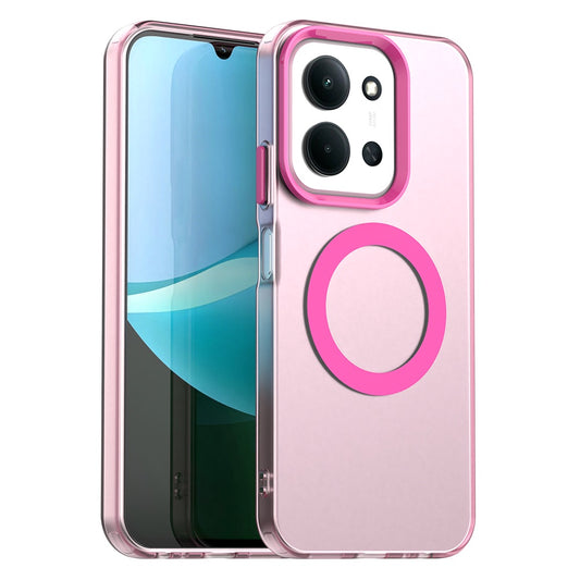 Coque MagSafe pour Xiaomi Poco C85 4G / Redmi 15C 5G / 15C 4G, Techsuit, CandyCase, Rose