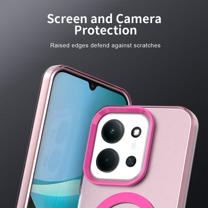 Coque MagSafe pour Xiaomi Poco C85 4G / Redmi 15C 5G / 15C 4G, Techsuit, CandyCase, Rose