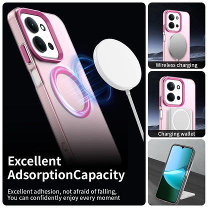 Coque MagSafe pour Xiaomi Poco C85 4G / Redmi 15C 5G / 15C 4G, Techsuit, CandyCase, Rose