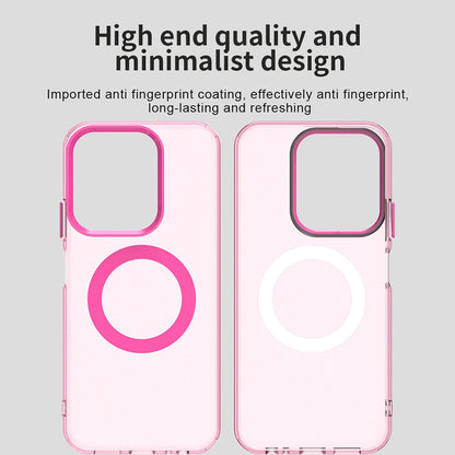 Coque MagSafe pour Xiaomi Poco C85 4G / Redmi 15C 5G / 15C 4G, Techsuit, CandyCase, Rose
