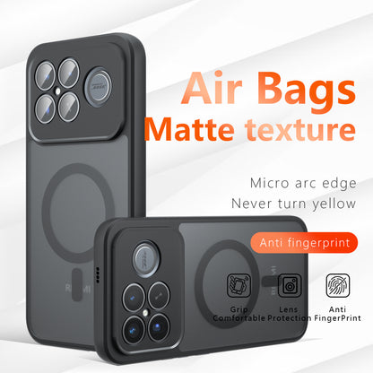Étui MagSafe pour Xiaomi Poco F8 Ultra, Techsuit, PureFrost, Noir Satiné