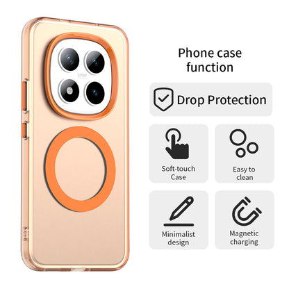 MagSafe Case for Xiaomi Poco M8 Pro / Redmi Note 15 Pro+ 5G, Techsuit, CandyCase, Orange