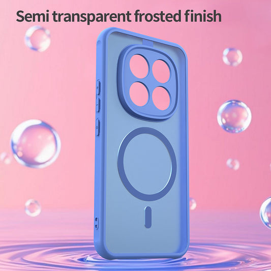 Étui MagSafe pour Xiaomi Poco M8 Pro / Redmi Note 15 Pro+ 5G, Techsuit, HaloFrost II, Bleu