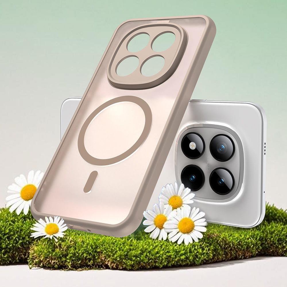 MagSafe Case for Xiaomi Poco M8 Pro / Redmi Note 15 Pro+ 5G, Techsuit, HaloFrost II, Gold