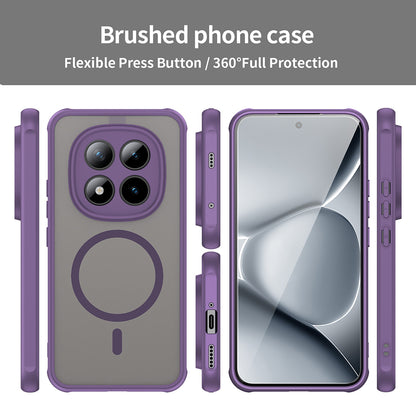 MagSafe Case for Xiaomi Poco M8 Pro / Redmi Note 15 Pro+ 5G, Techsuit, HaloFrost II, Purple