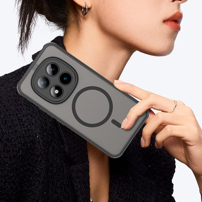 MagSafe Case for Xiaomi Poco M8 Pro / Redmi Note 15 Pro+ 5G, Techsuit, HaloFrost II, Black