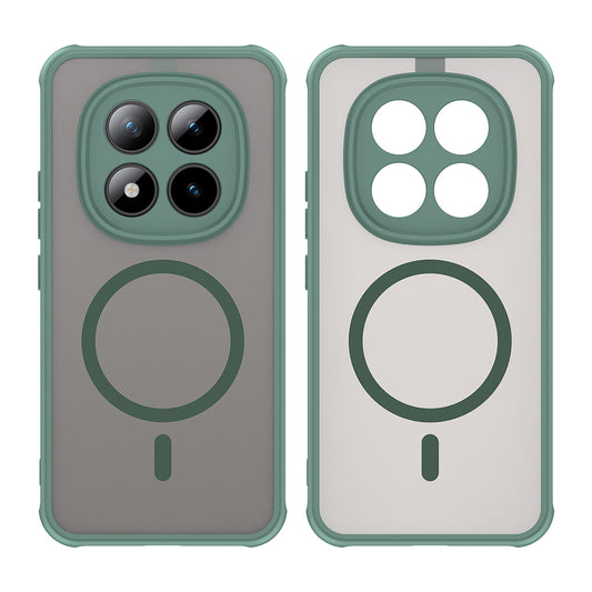 Étui MagSafe pour Xiaomi Poco M8 Pro / Redmi Note 15 Pro+ 5G, Techsuit, HaloFrost II, Vert