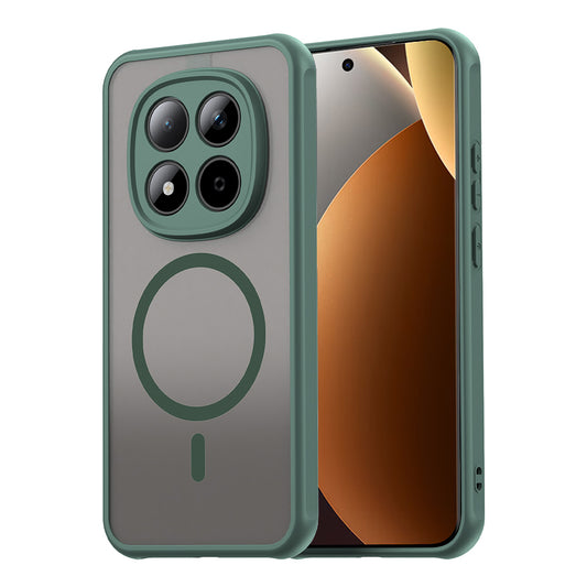 Étui MagSafe pour Xiaomi Poco M8 Pro / Redmi Note 15 Pro+ 5G, Techsuit, HaloFrost II, Vert