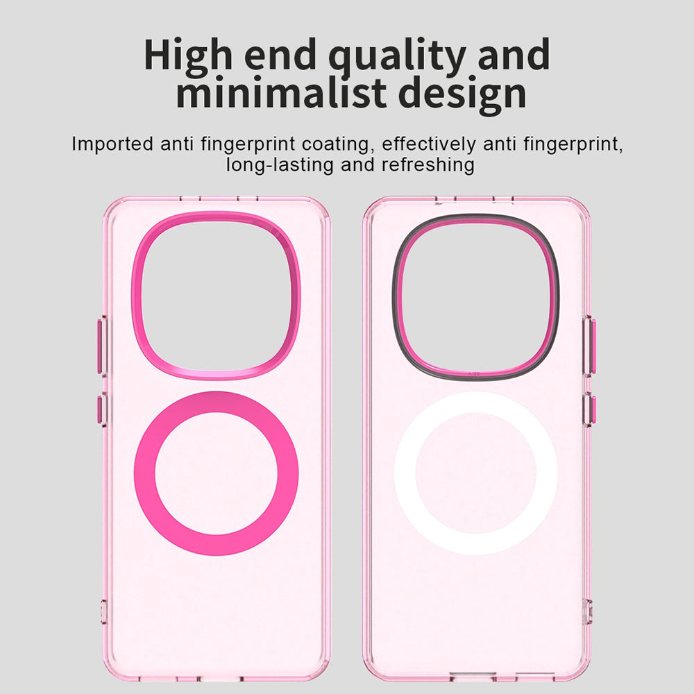 Housse MagSafe pour Xiaomi Poco M8 / Redmi Note 15 5G / Note 15 4G, Techsuit, CandyCase, Rose.