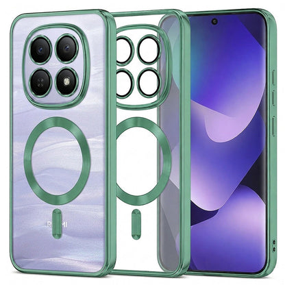 MagSafe Case for Xiaomi Poco M8 / Redmi Note 15 5G / Note 15 4G, Techsuit, Luxury Crystal, Light Green