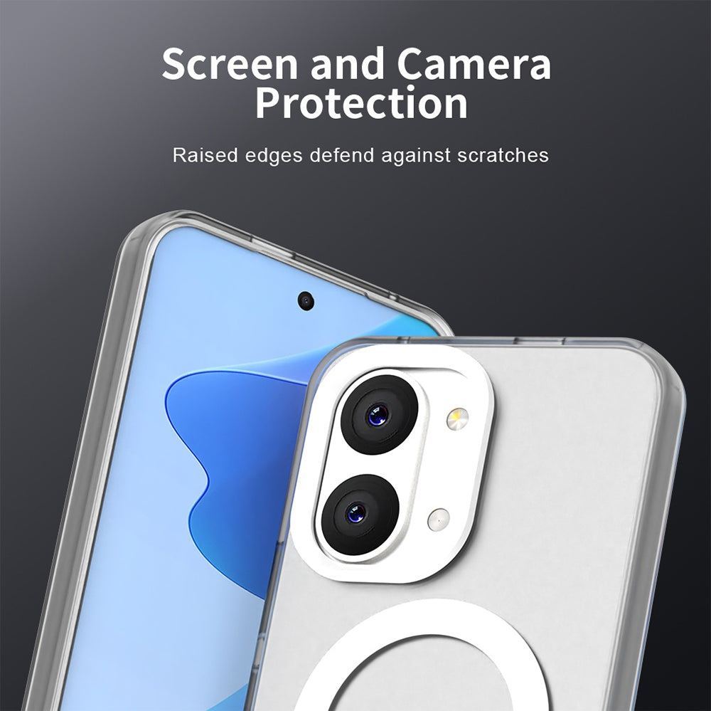 Coque MagSafe pour Xiaomi Poco X8 Pro Max, Techsuit, CandyCase, Blanche
