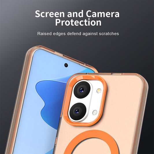 Coque MagSafe pour Xiaomi Poco X8 Pro Max, Techsuit, CandyCase, Orange
