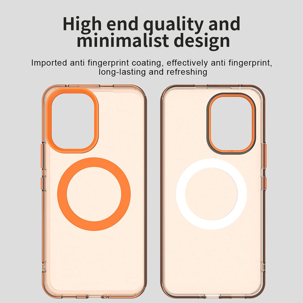 Coque MagSafe pour Xiaomi Poco X8 Pro Max, Techsuit, CandyCase, Orange