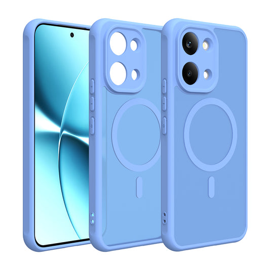 Coque MagSafe pour Xiaomi Poco X8 Pro Max, Techsuit, HaloFrost II, Bleue