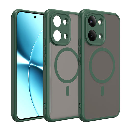 Coque MagSafe pour Xiaomi Poco X8 Pro Max, Techsuit, HaloFrost II, Vert