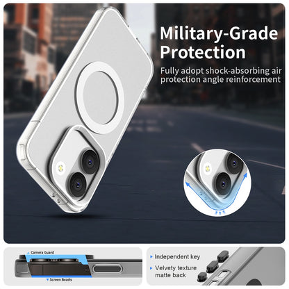 Coque MagSafe pour Xiaomi Poco X8 Pro, Techsuit, CandyCase, Blanche