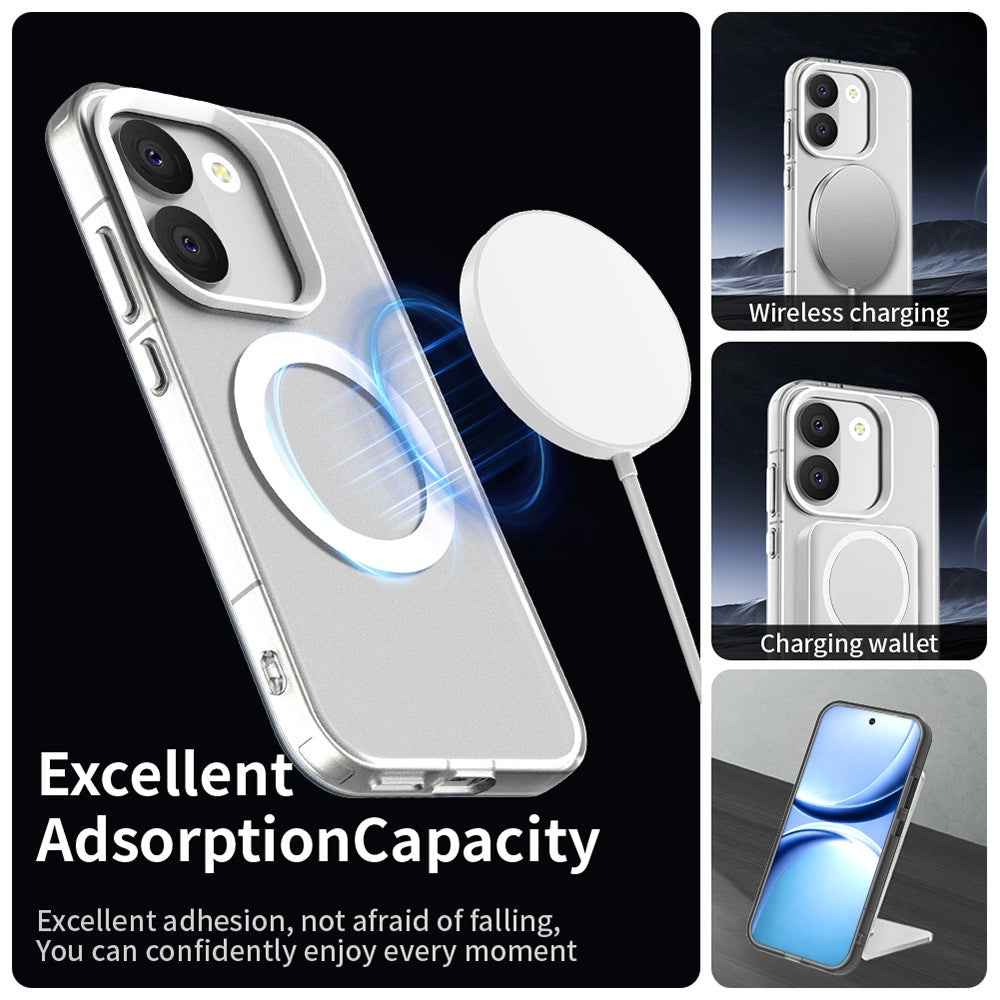 Coque MagSafe pour Xiaomi Poco X8 Pro, Techsuit, CandyCase, Blanche