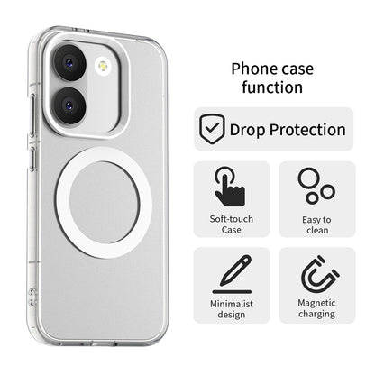 Coque MagSafe pour Xiaomi Poco X8 Pro, Techsuit, CandyCase, Blanche